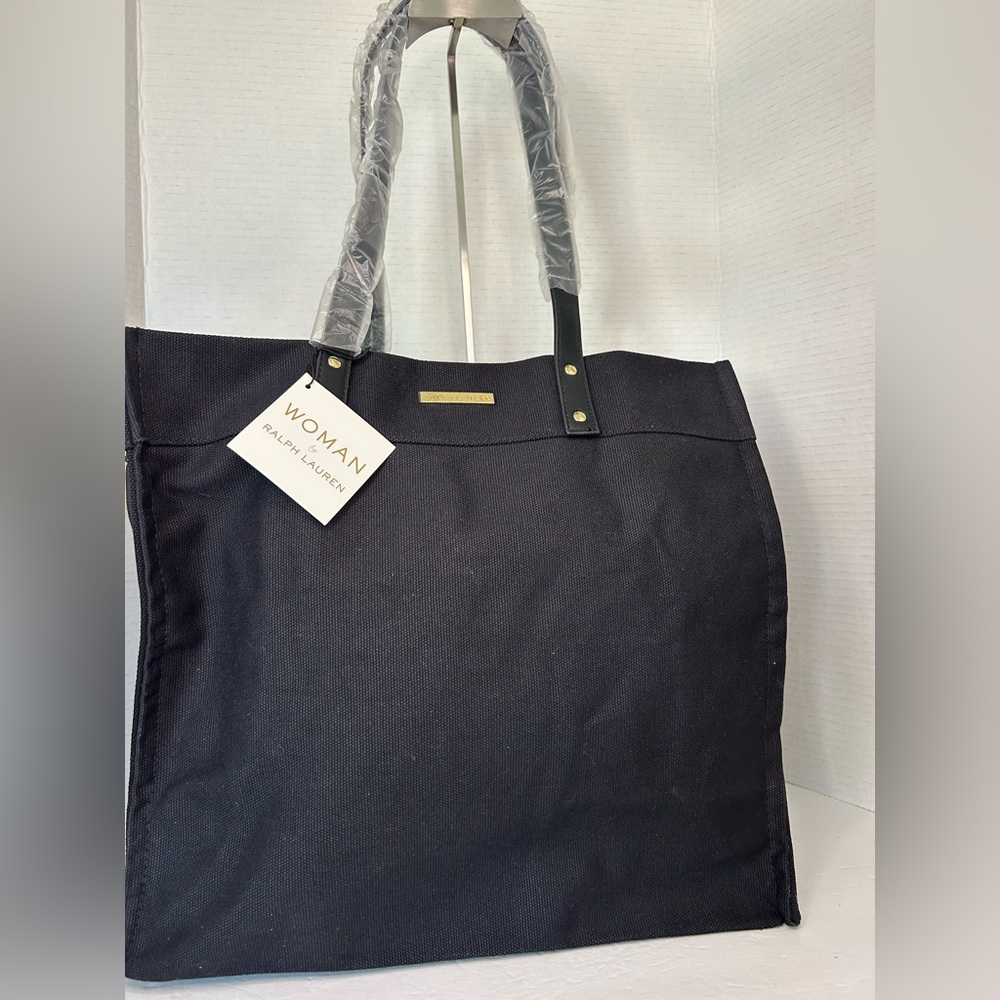 NWT Ralph Lauren Black Tote Bag